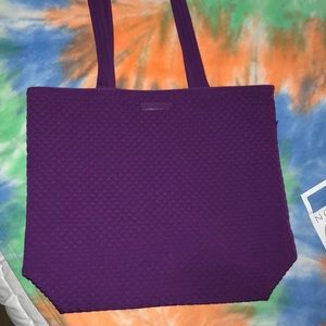 Vera Bradley Vibrant Purple Quilted Tote